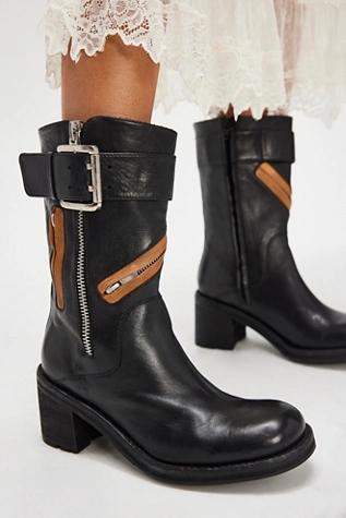 Almost Vintage Moto Boots Product Image