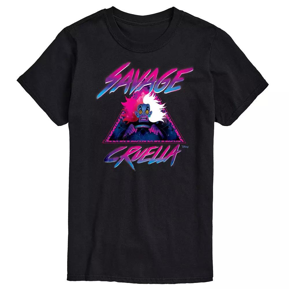 Disney Villains Cruella Mens Savage Graphic Tee Product Image