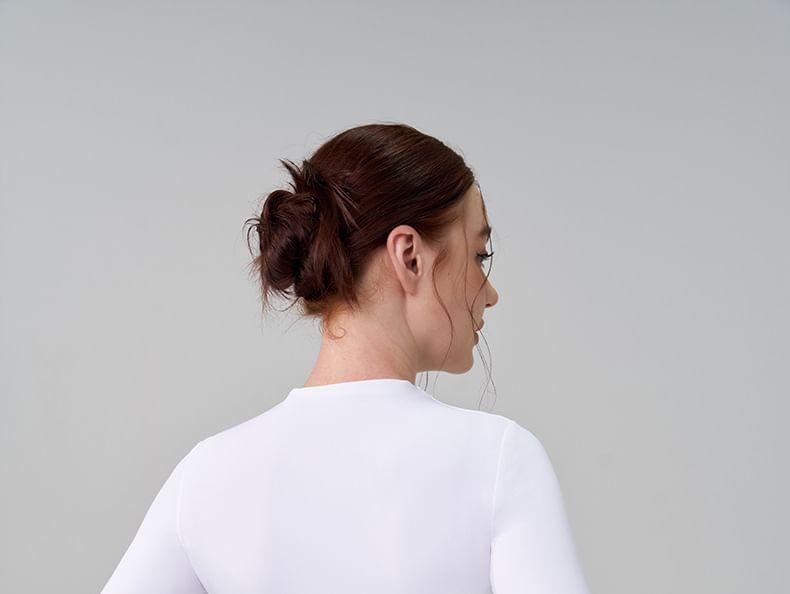 Long Sleeve Mock Neck Sport T-Shirt Product Image