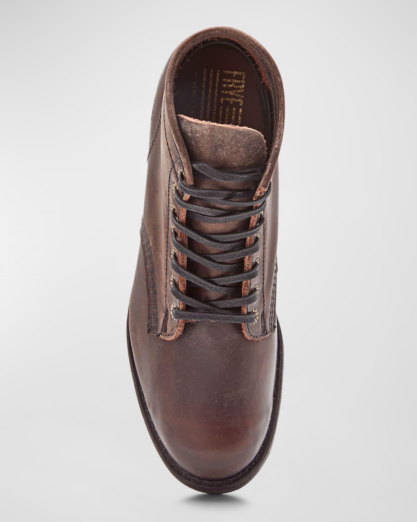 Men's Leather Prison Boots Product Image