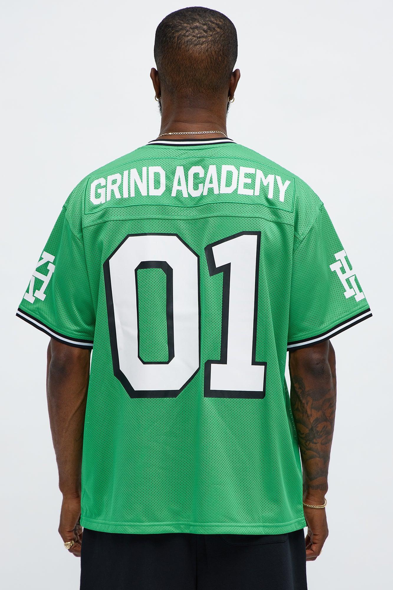 Short Sleeve Grind Academy Jersey - Green Product Image