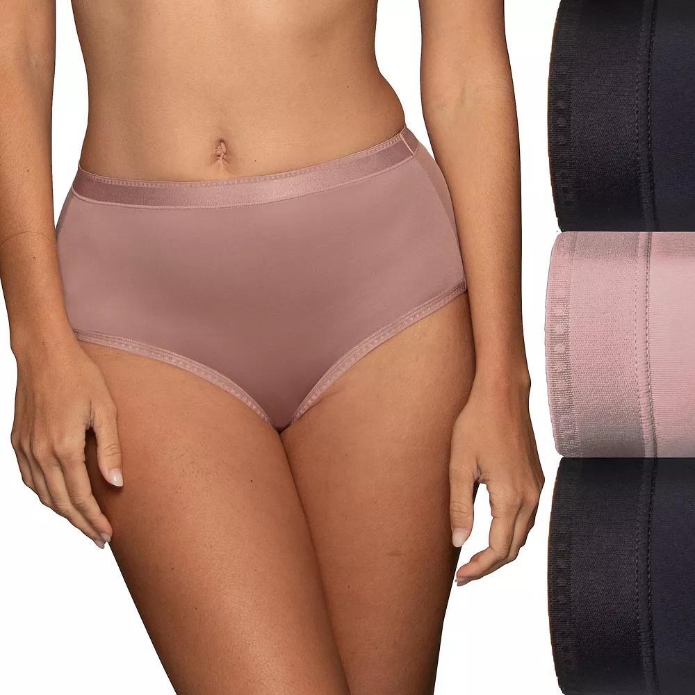 Womens Vanity Fair Lingerie 3-Pack Comfort Where it Counts Brief 13463 Product Image