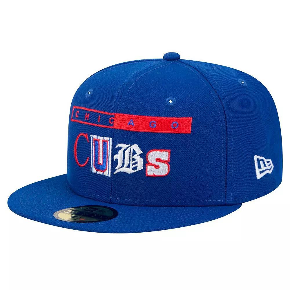 Men's New Era Royal Chicago Cubs Ransom 59FIFTY Fitted Hat, Size: 8, Blue Product Image