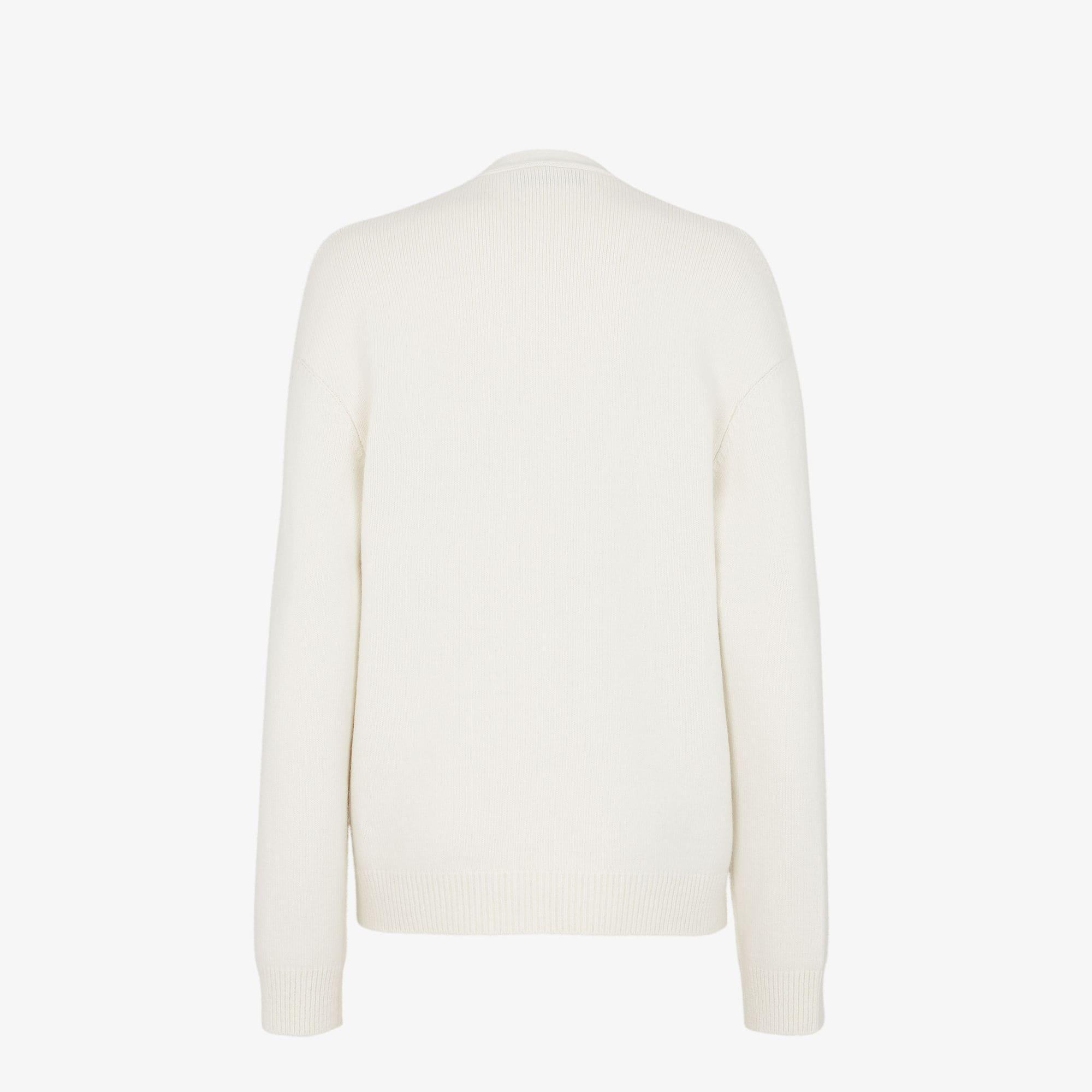 CardiganWhite cashmere cardigan Product Image