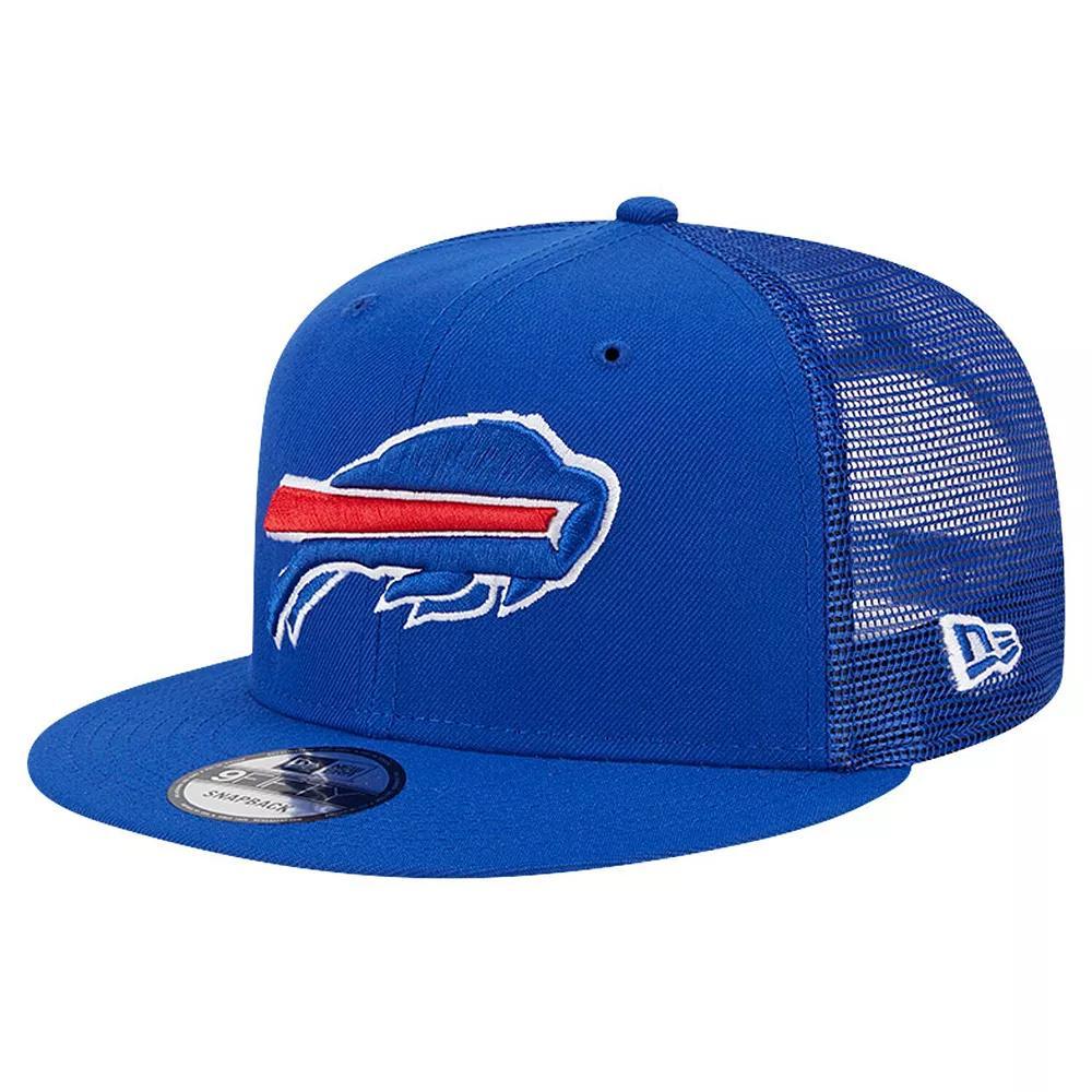 Men's New Era Royal Buffalo Bills Main Trucker 9FIFTY Snapback Hat, Blue Product Image