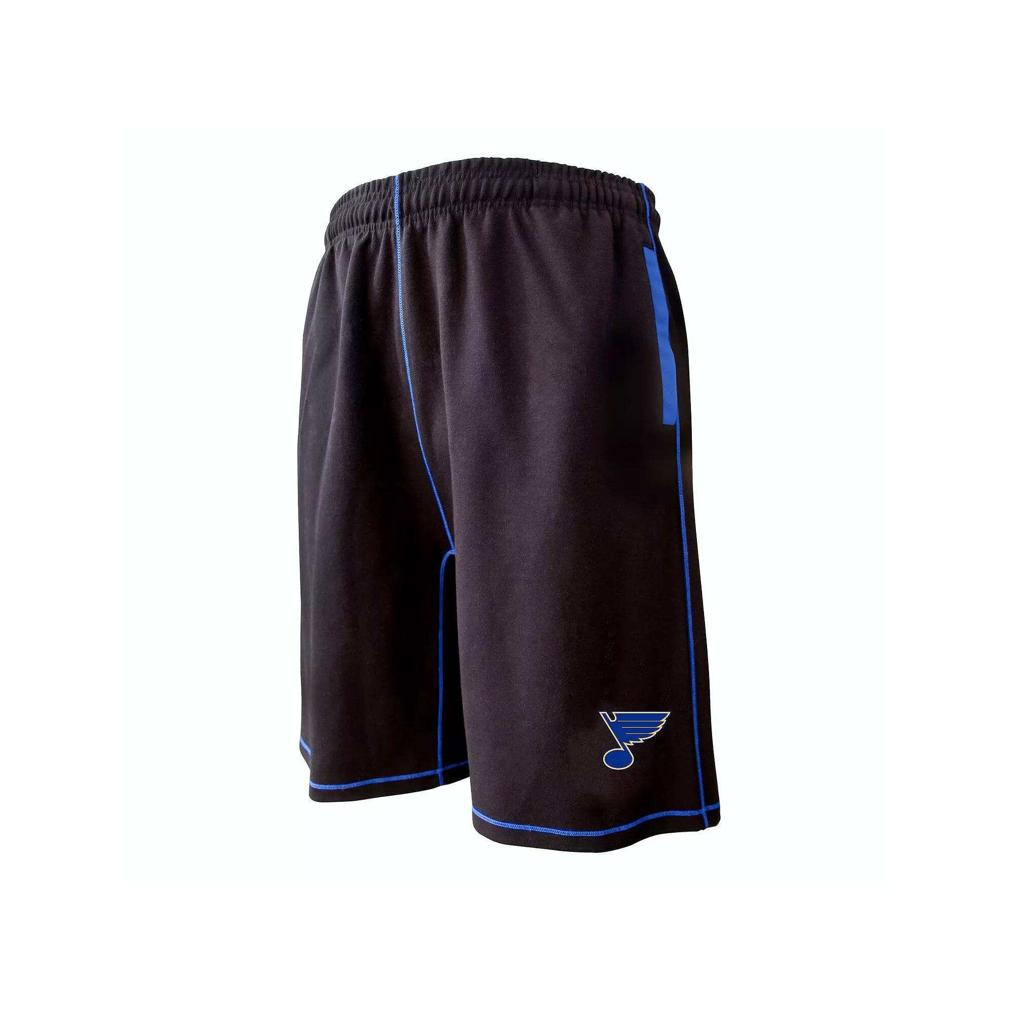 Men's Black St. Louis Blues Big & Tall French Terry Shorts, Size: 4XB Product Image