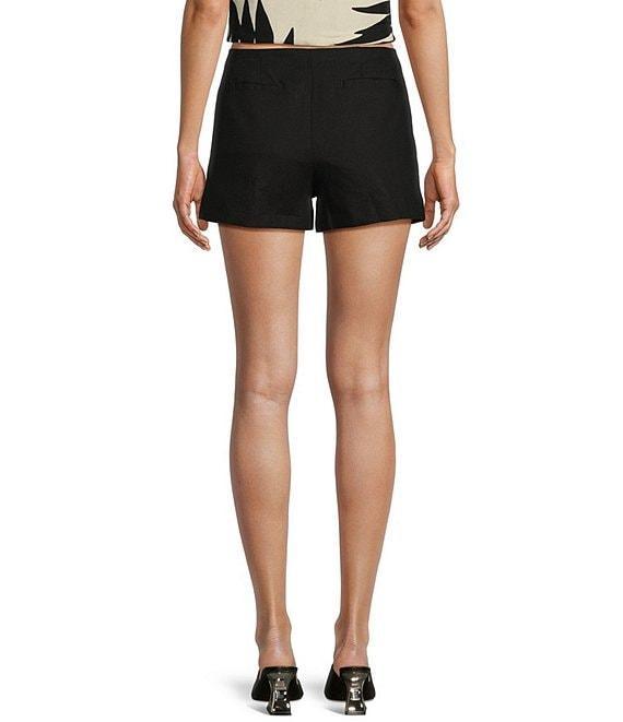 GB High Waist Coordinating Linen Blend Shorts Product Image