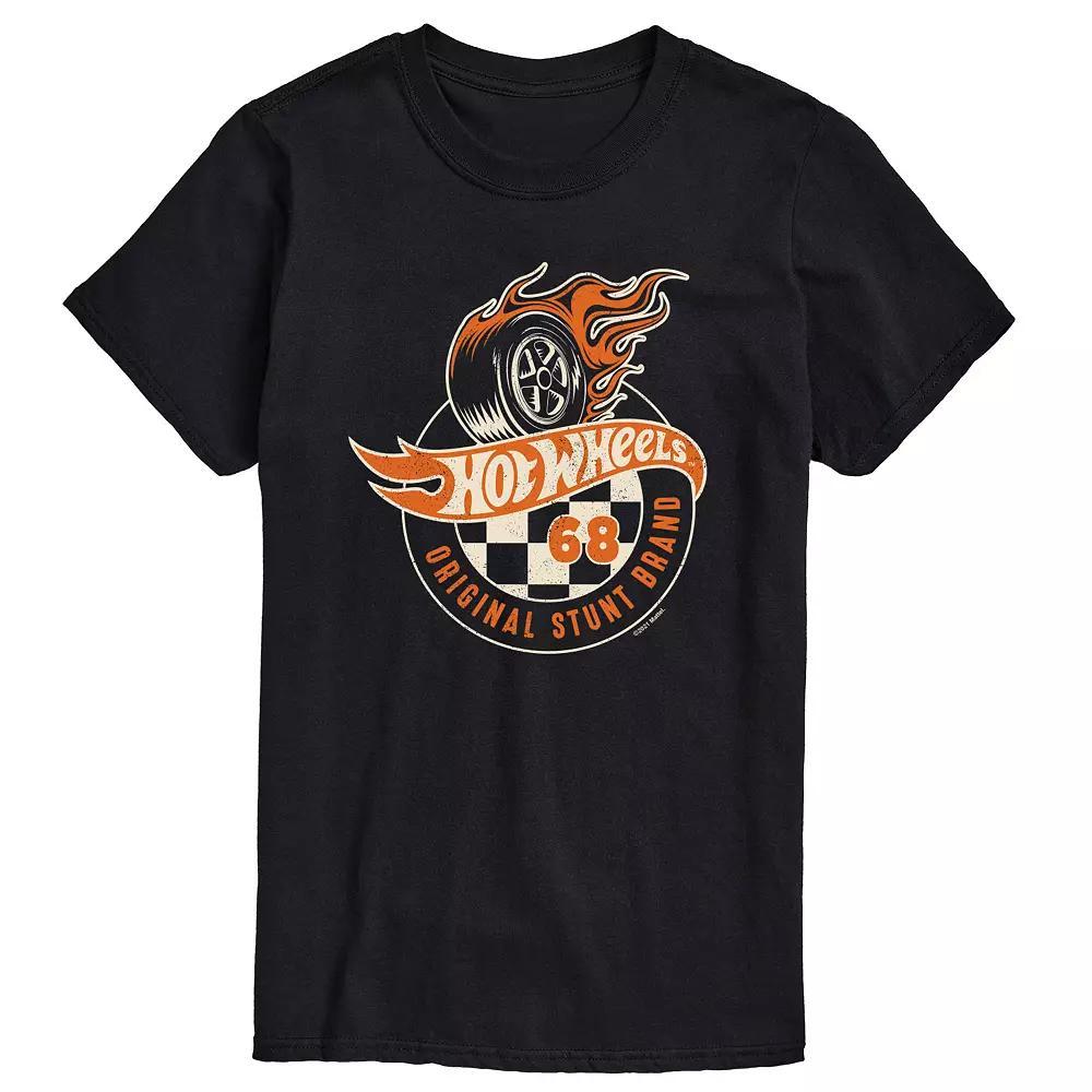 Men's Hot Wheels Original Stunt Brand Graphic Tee, Size: XXL, Black Product Image