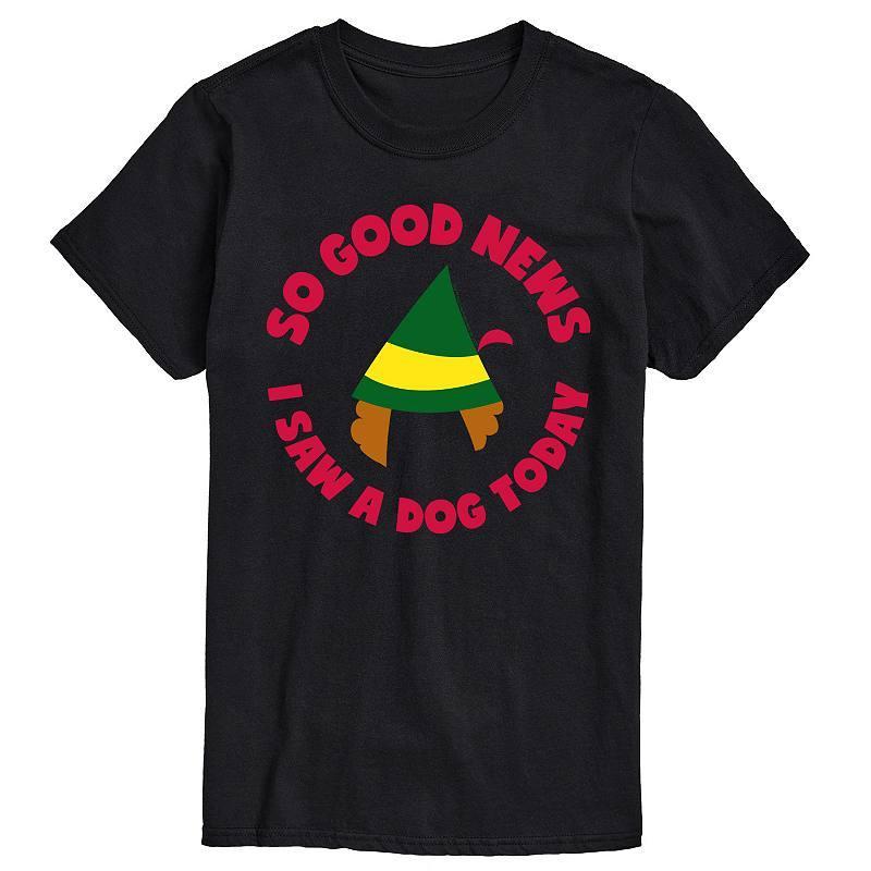 Men's Elf Saw A Dog Tee, Size: Large, Black Product Image