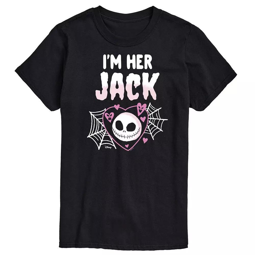 Disney's Nightmare Before Christmas Men's I'm Her Jack Graphic Tee, Size: Large, Blue Product Image