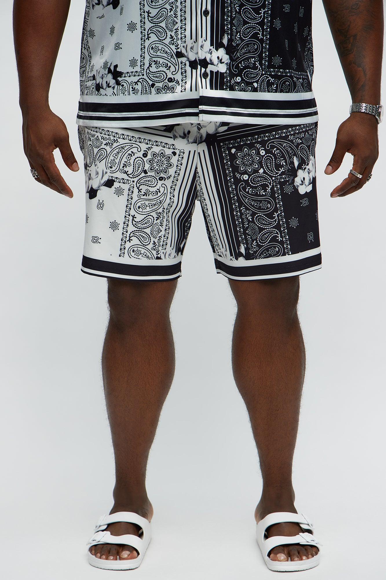 Paisley Drift Swim Classic Trunk - Black/combo Product Image