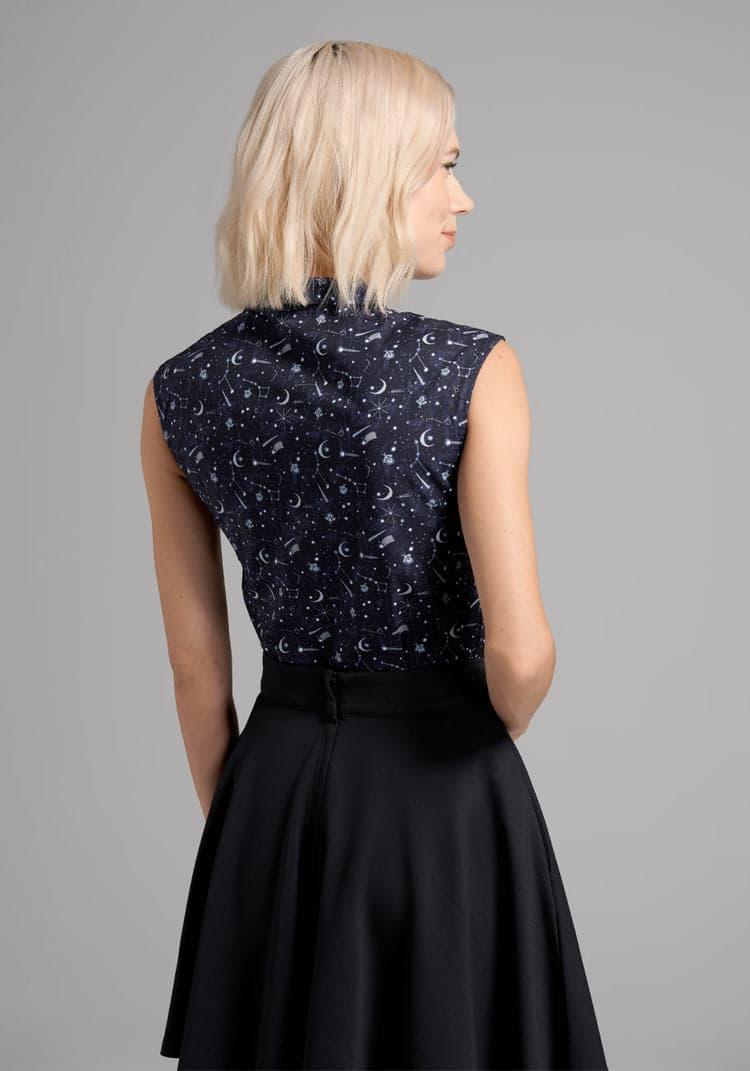 Cherished Constellations Tie-Neck Top Product Image