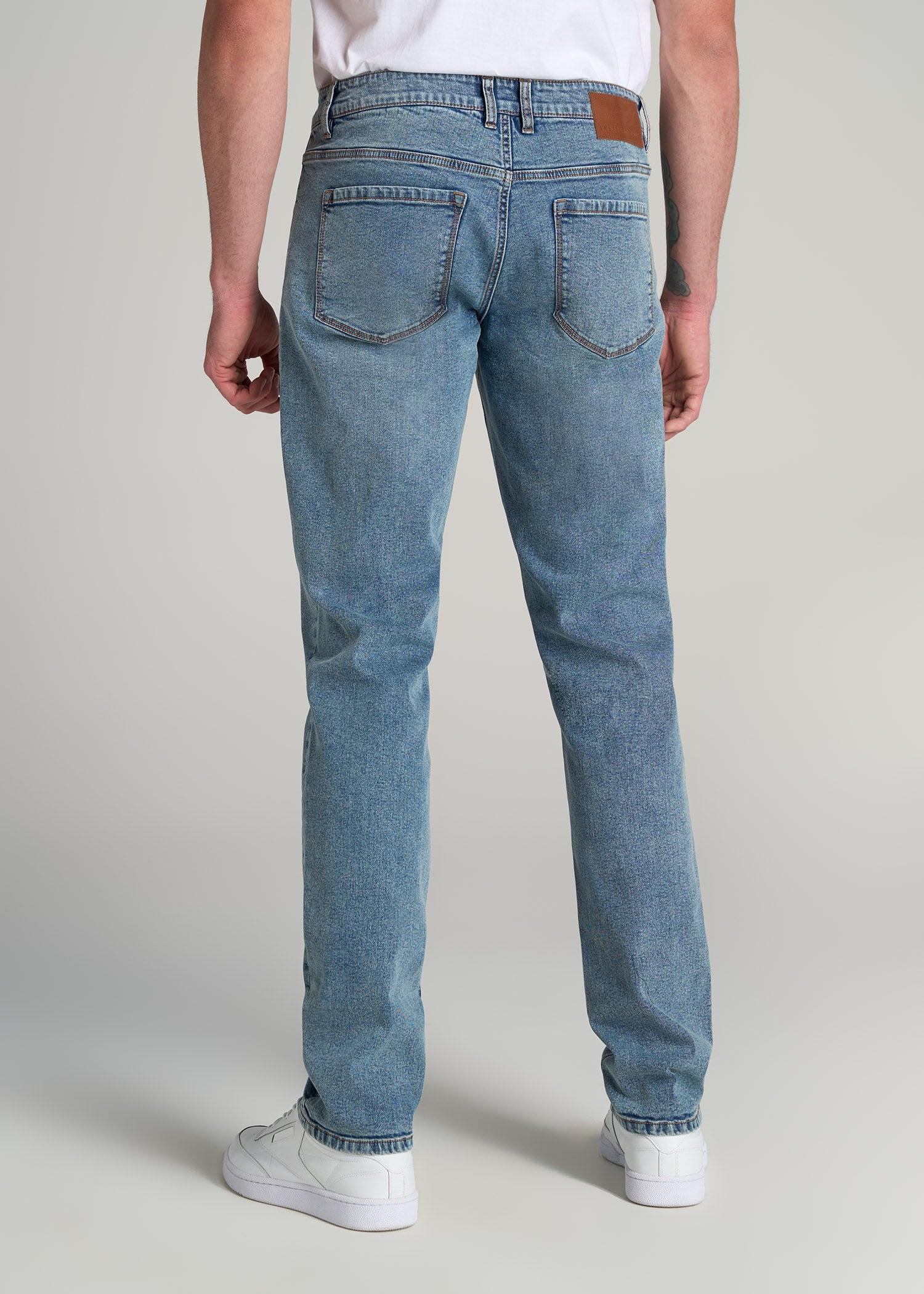 Carman TAPERED Jeans for Tall Men in Vintage Faded Blue Product Image