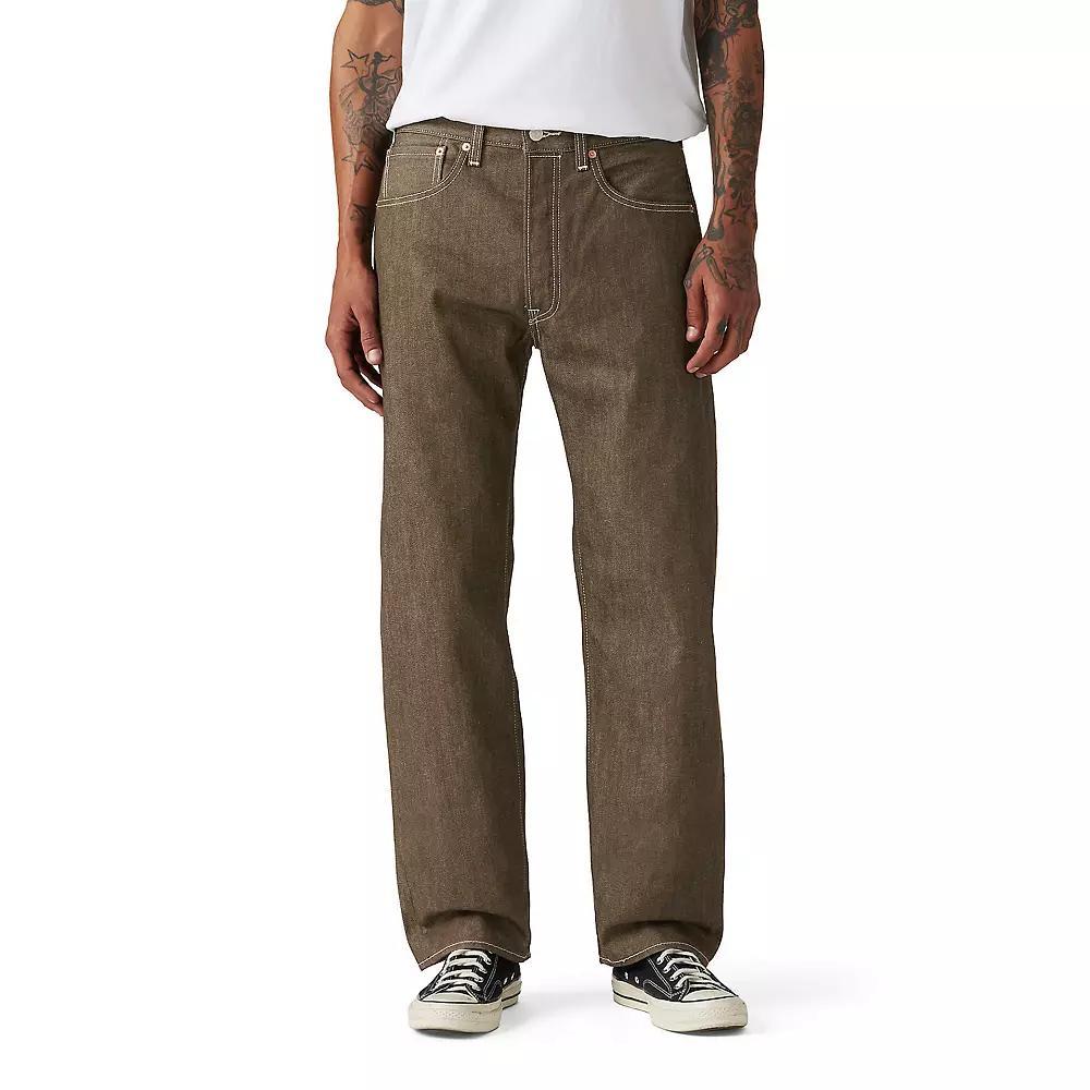 Men's Levi's® 501™ Original Shrink-To-Fit Jeans, Size: 36X30, Dark Brown Rigid Product Image