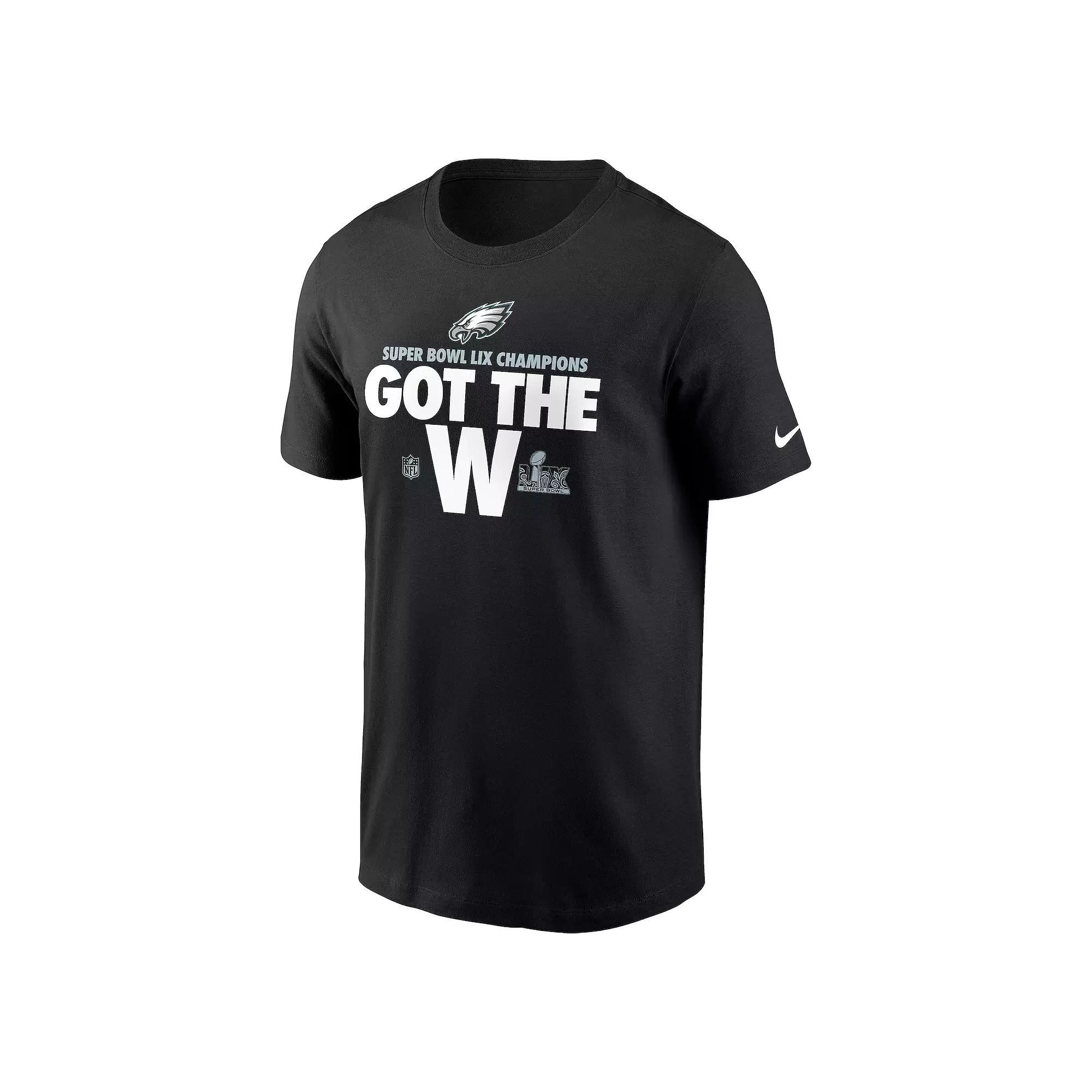 Men's Nike Philadelphia Eagles Super Bowl LIX Champions Parade Tee, Size: Small, Black Product Image