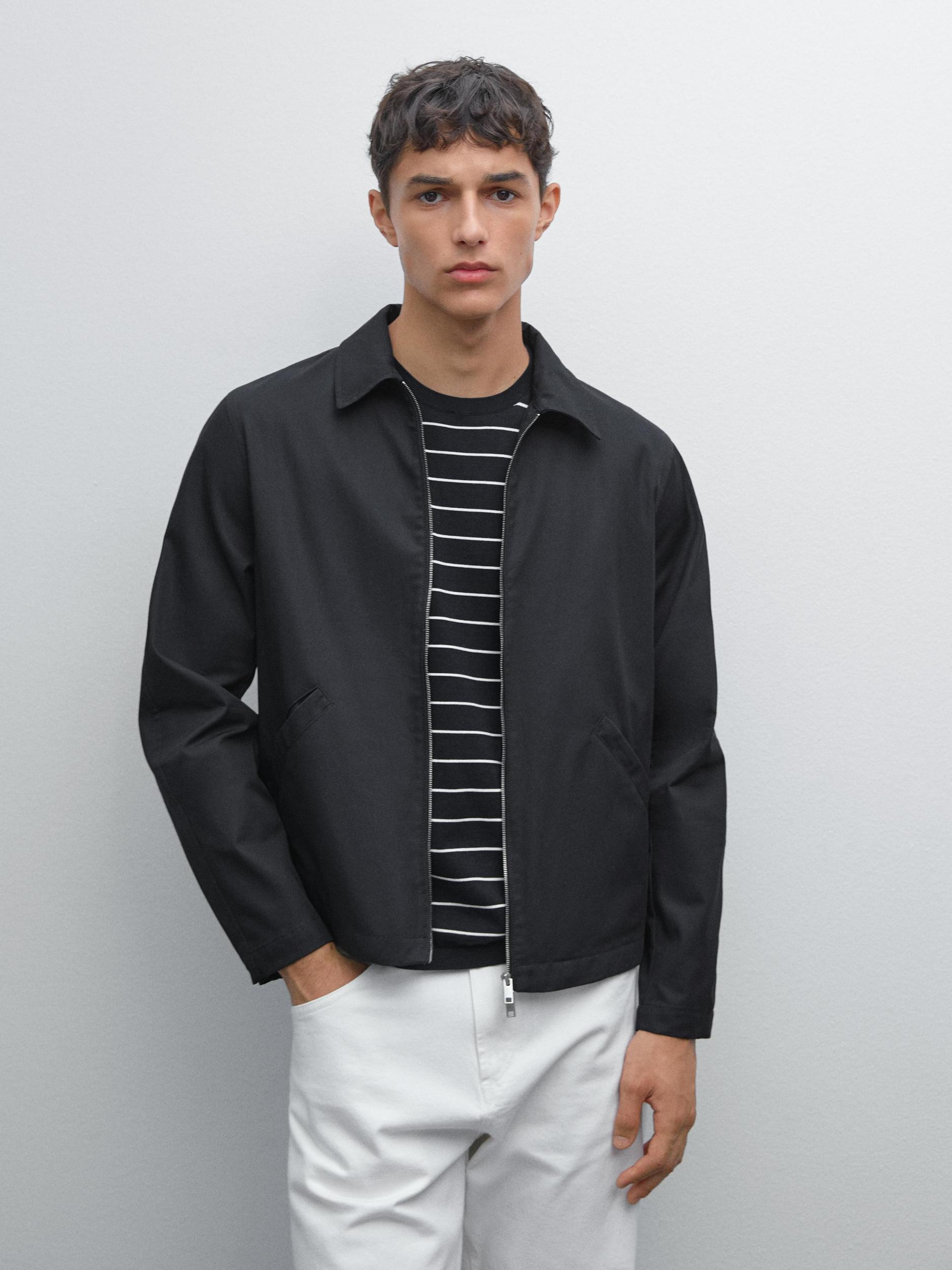 Water-repellent 100% cotton jacket Product Image