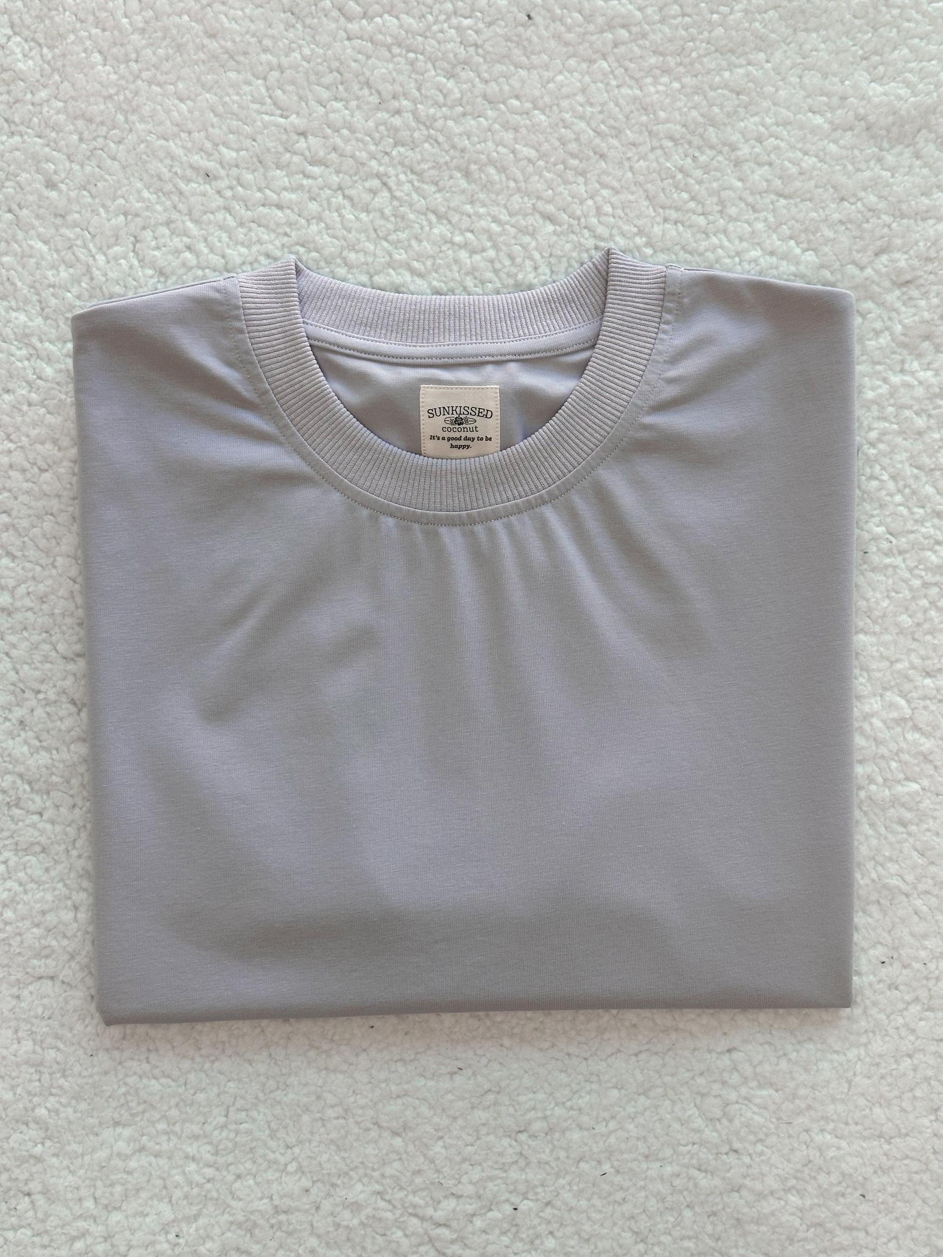 Hamptons Blue Basic Blank Tee Product Image