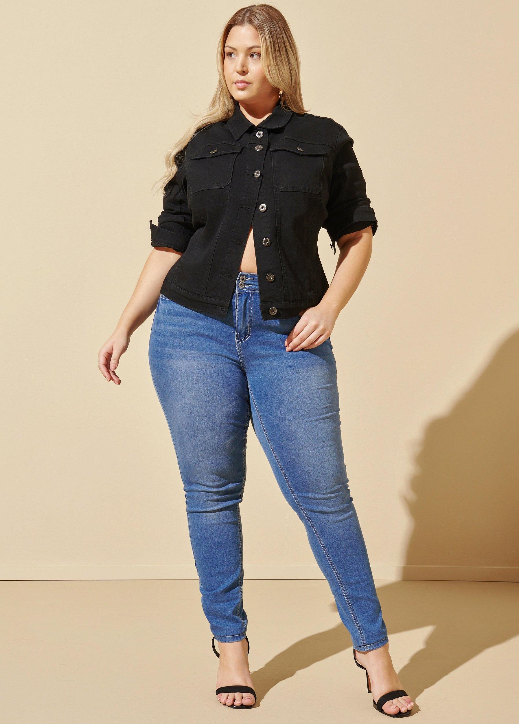 Fearless Medium Wash Skinny Jeans Product Image