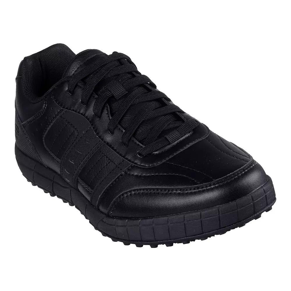 Skechers Work™ Slip-Resistant Elston 2.0 Men's Shoes, Size: 10.5, Black Product Image