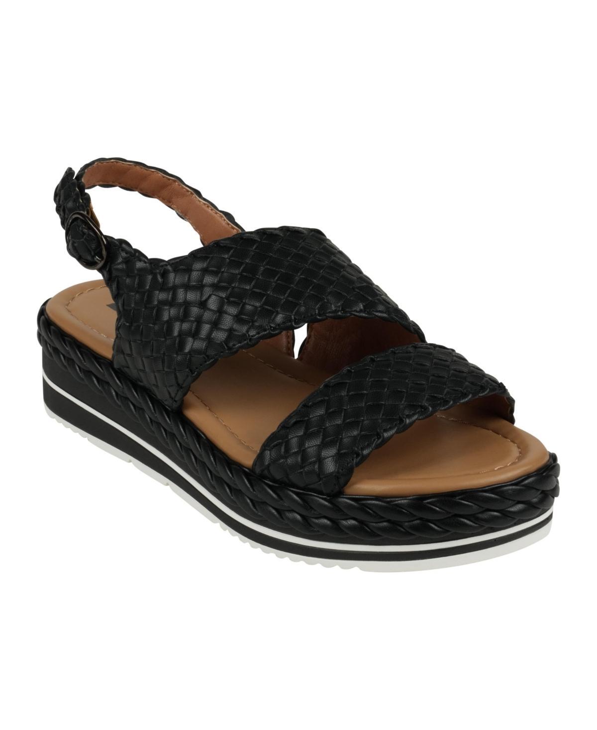 Gc Shoes Womens Gallante Double Band Slingback Platform Sandals Product Image