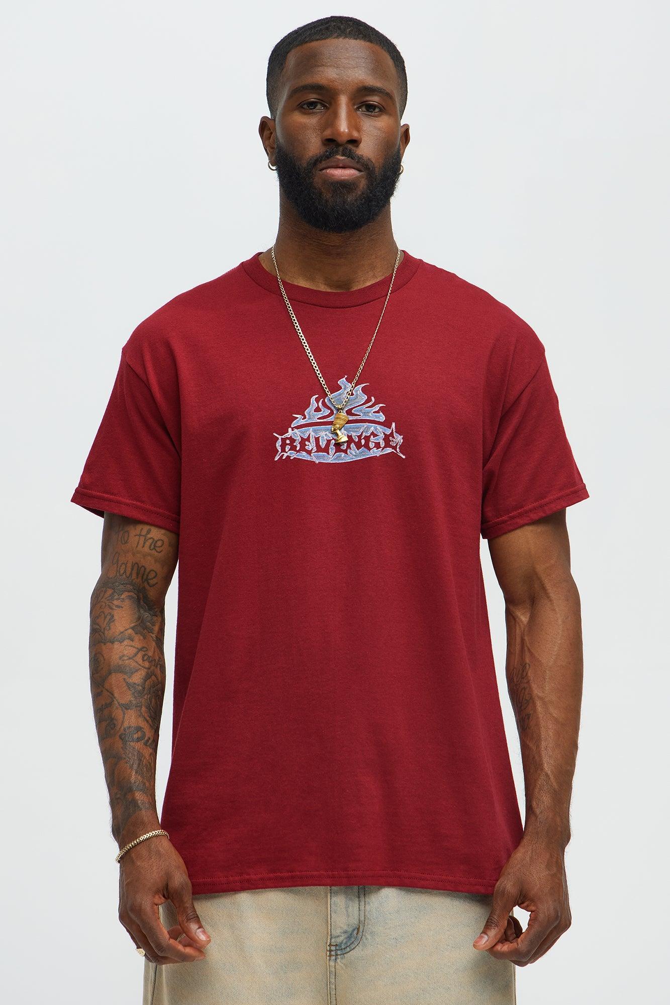 Vengeance Runs Deep Short Sleeve Tee - Red Product Image