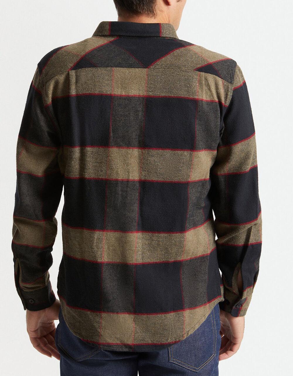 BRIXTON Bowery Mens Flannel - HEATHER GRAY Product Image