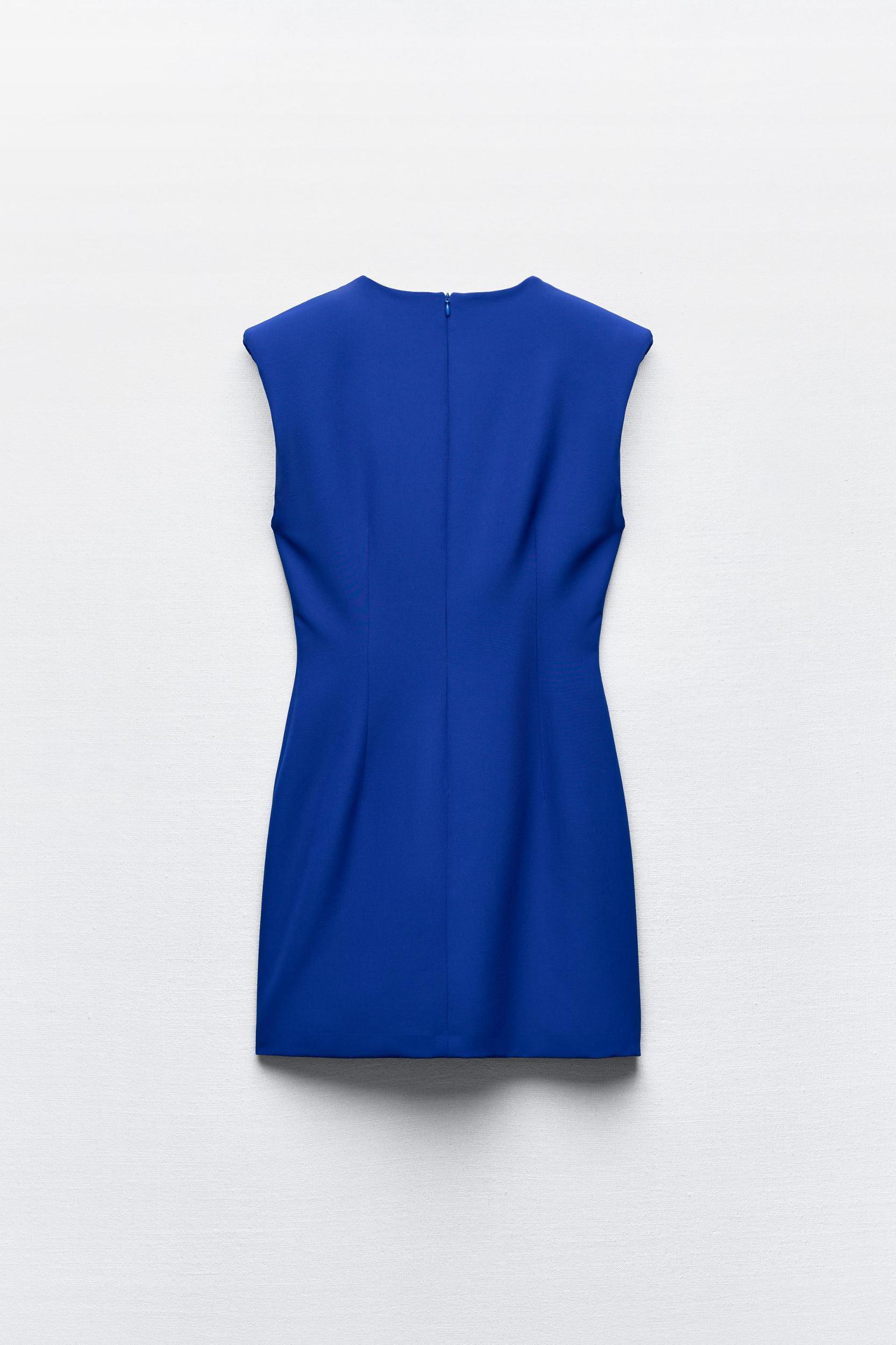 MINI DRESS WITH SHOULDER PADS Product Image