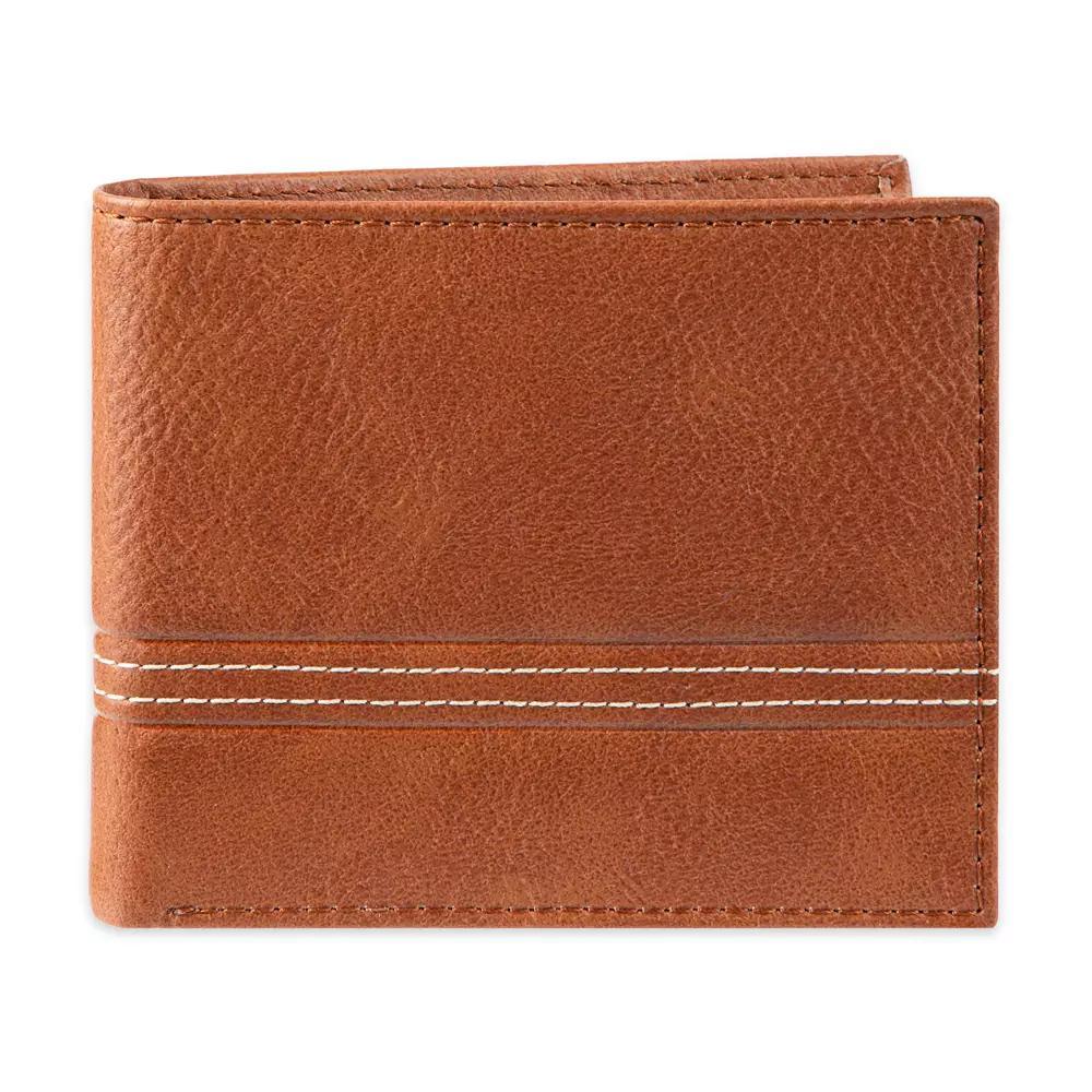 Mens Wembley Everyday Contrast Stitch Dominic Passcase Wallet Product Image
