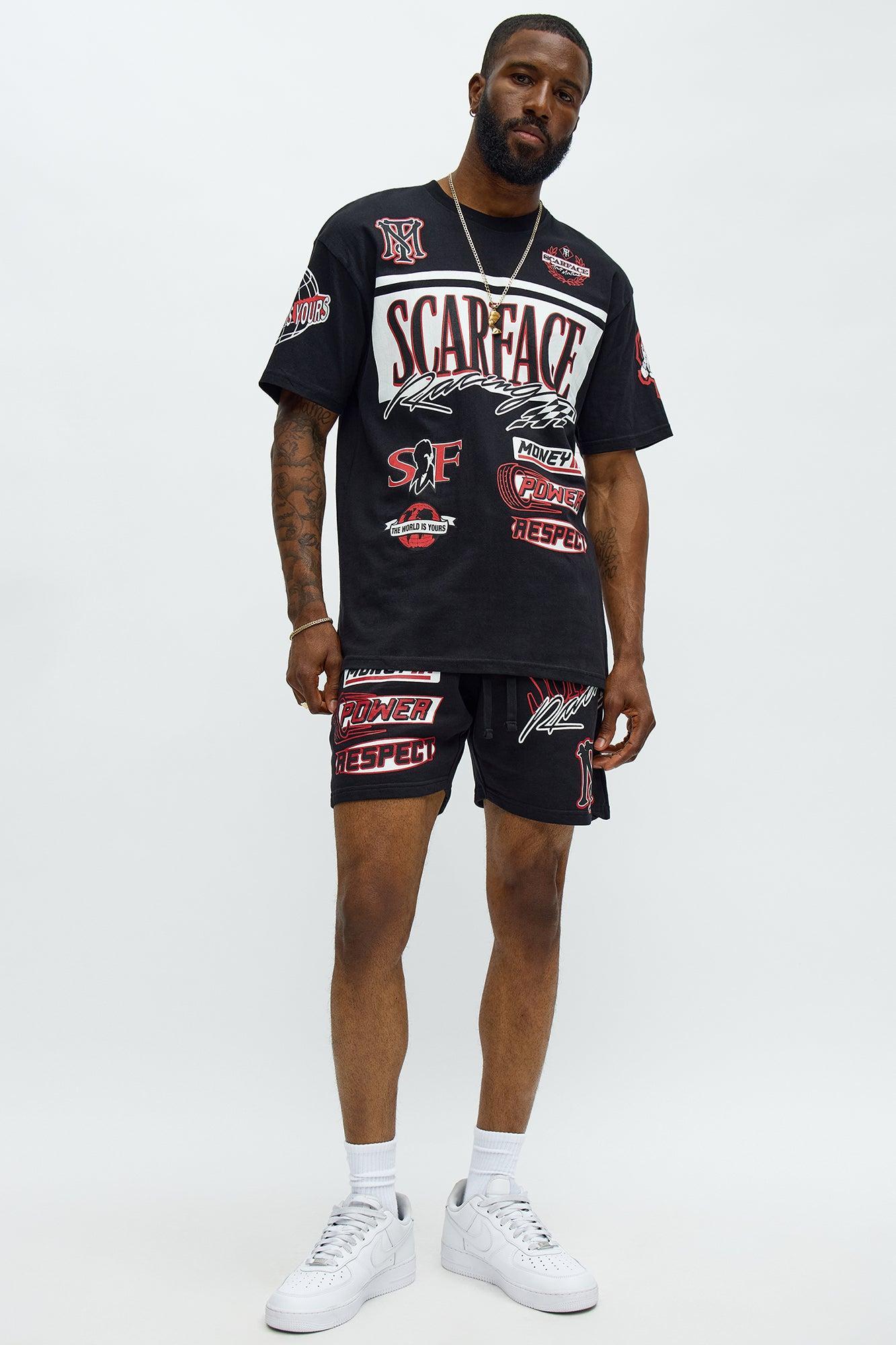 Scarface Racing Short Sleeve Tee - Black Product Image