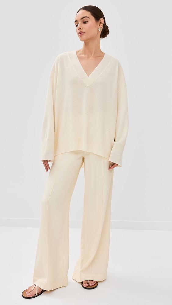 Sablyn Nylah Cashmere Slouchy V Neck Pullover | Shopbop Product Image