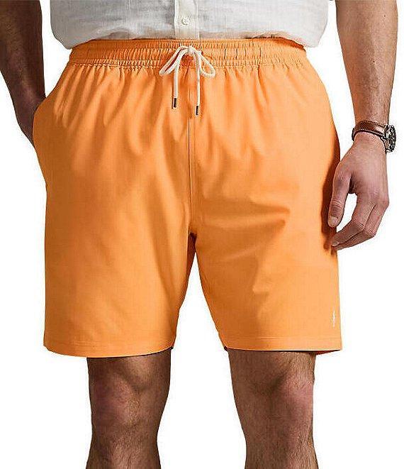 Polo Ralph Lauren Big & Tall Traveler Classic 6.5#double; Inseam and 7.5#double; Inseam Swim Trunks Product Image