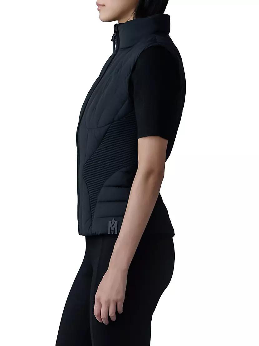 Aurelia Padded Down Zip-Up Vest Product Image