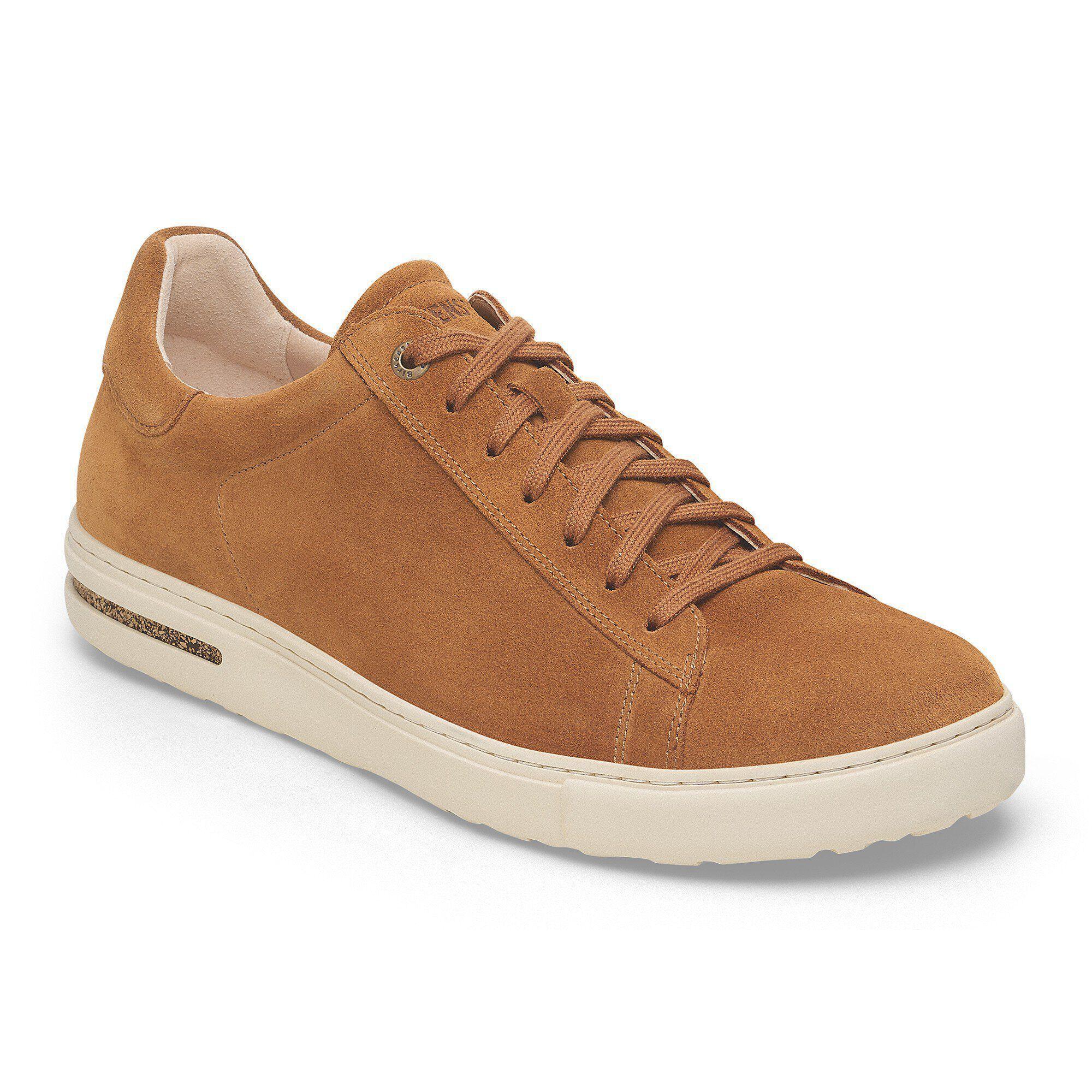 Bend Low Suede Leather Mink/White Product Image