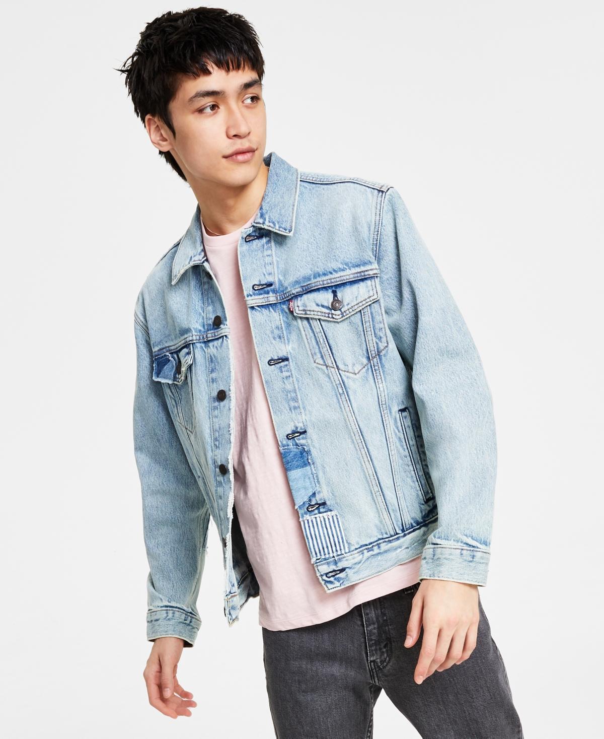Men's Levi's® Trucker Denim Jacket, Size: Small, Dark Blue Product Image