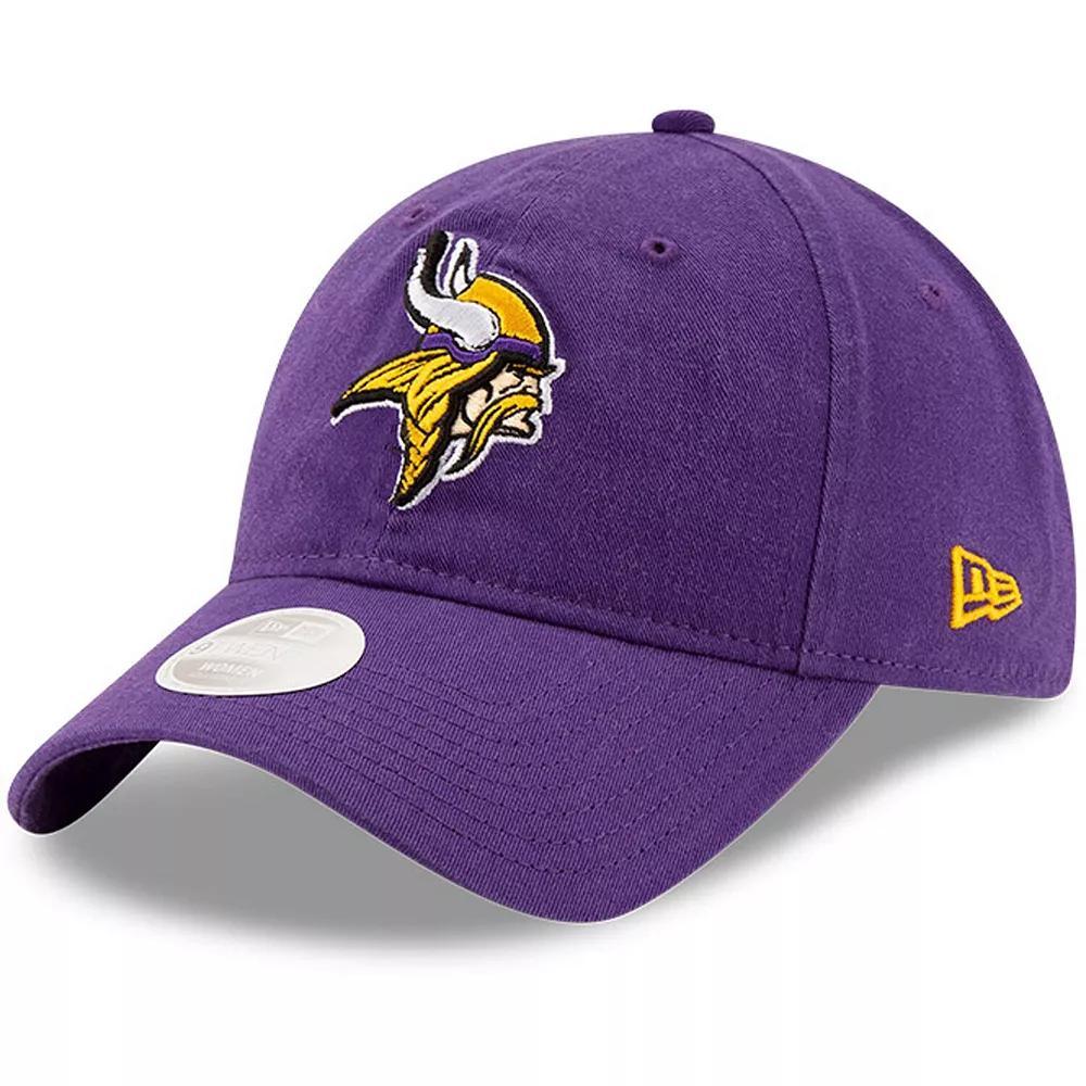 Women's New Era Purple Minnesota Vikings Core Classic Primary 9TWENTY Adjustable Hat Product Image