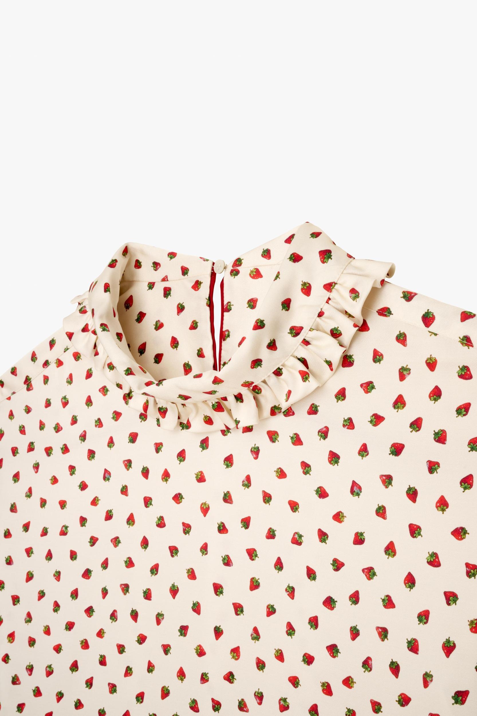 STRAWBERRY PAJAMA TOP X STEFANO PILATI Product Image