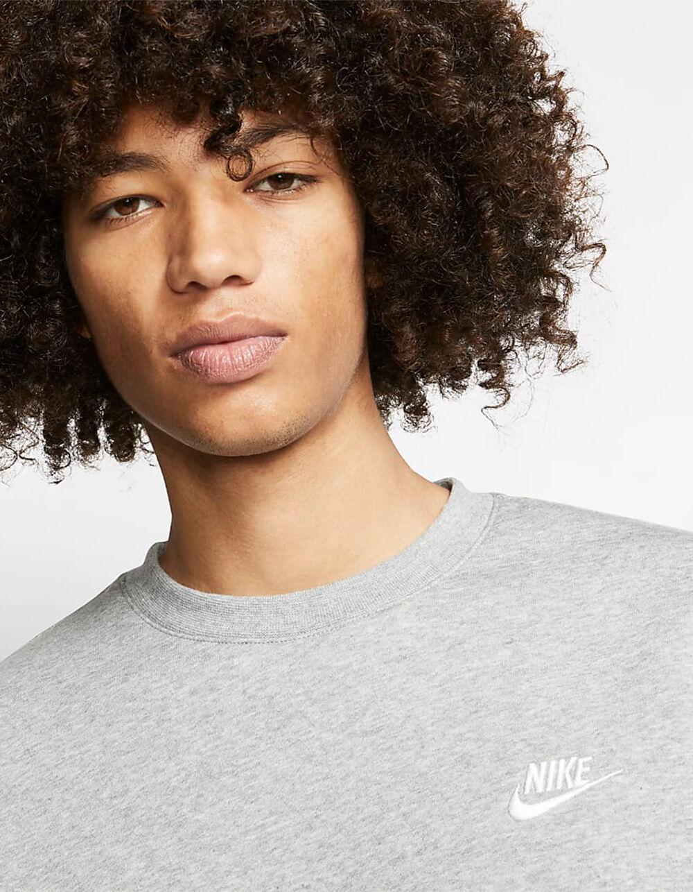 NIKE Sportswear Club Fleece Mens Crewneck Sweatshirt - BLACK Product Image