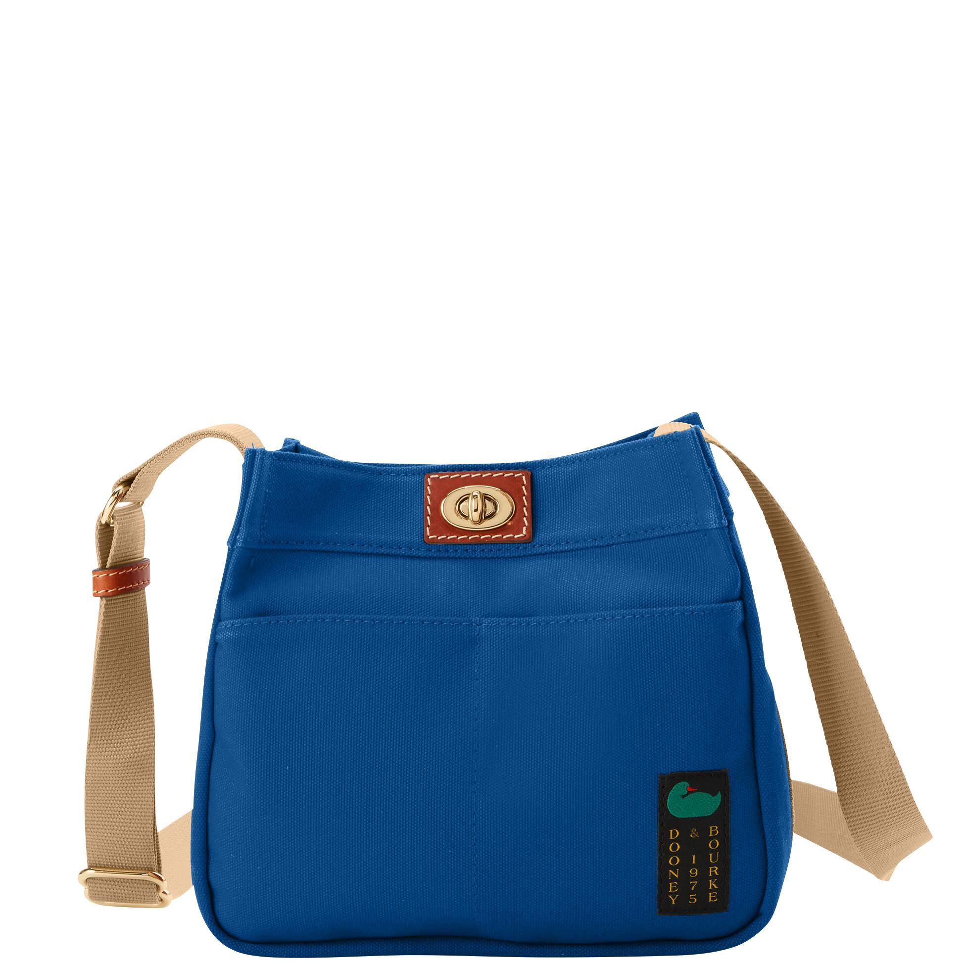 Dooney & Bourke Womens Canvas Fabric Crossbody 24 Bag in Brown Product Image