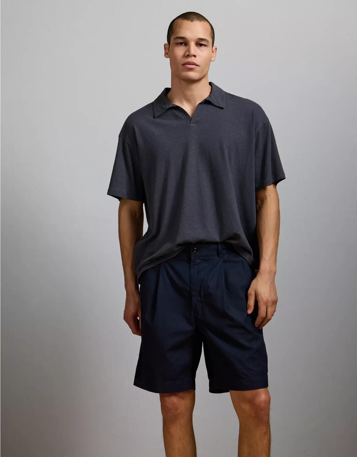 AE77 Premium Cotton-Hemp Blend Short Product Image