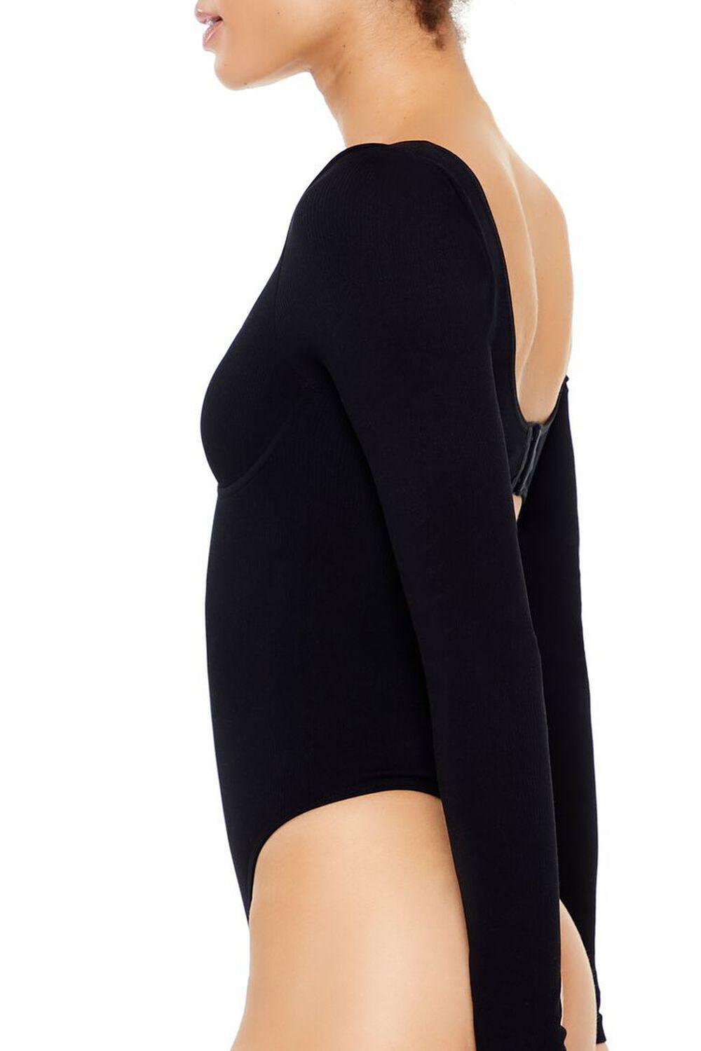 Seamless Cutout Thong Bodysuit | Forever 21 Product Image
