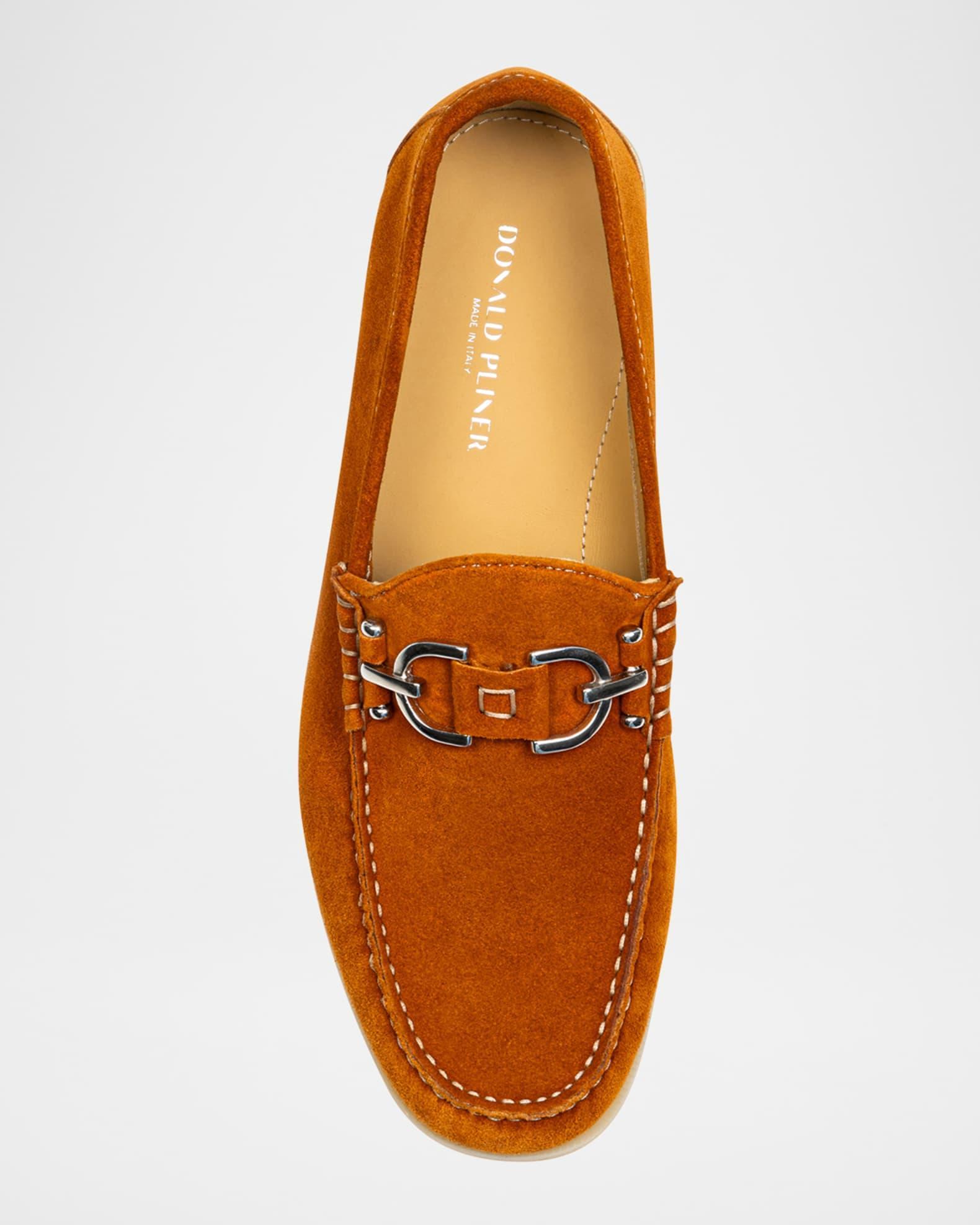 Men's Augie Suede Bit Loafers Product Image