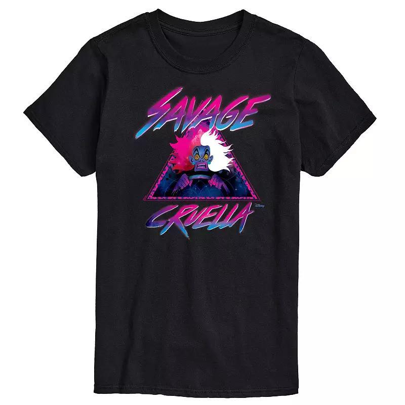 Disney Villains Cruella Mens Savage Graphic Tee Product Image
