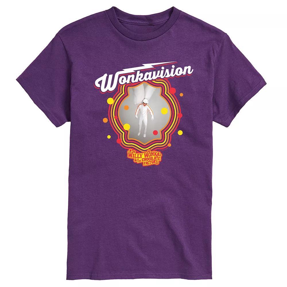 Mens Willy Wonka Wonkavision Graphic Tee Product Image