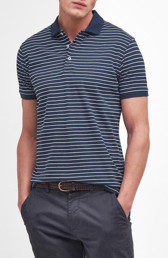 BARBOUR Westgate Stripe Polo In Navy Product Image