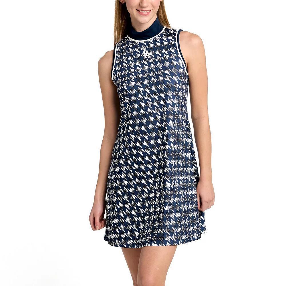 Women's Lusso Navy Los Angeles Dodgers Cameron Dress, Size: Medium, Blue Product Image