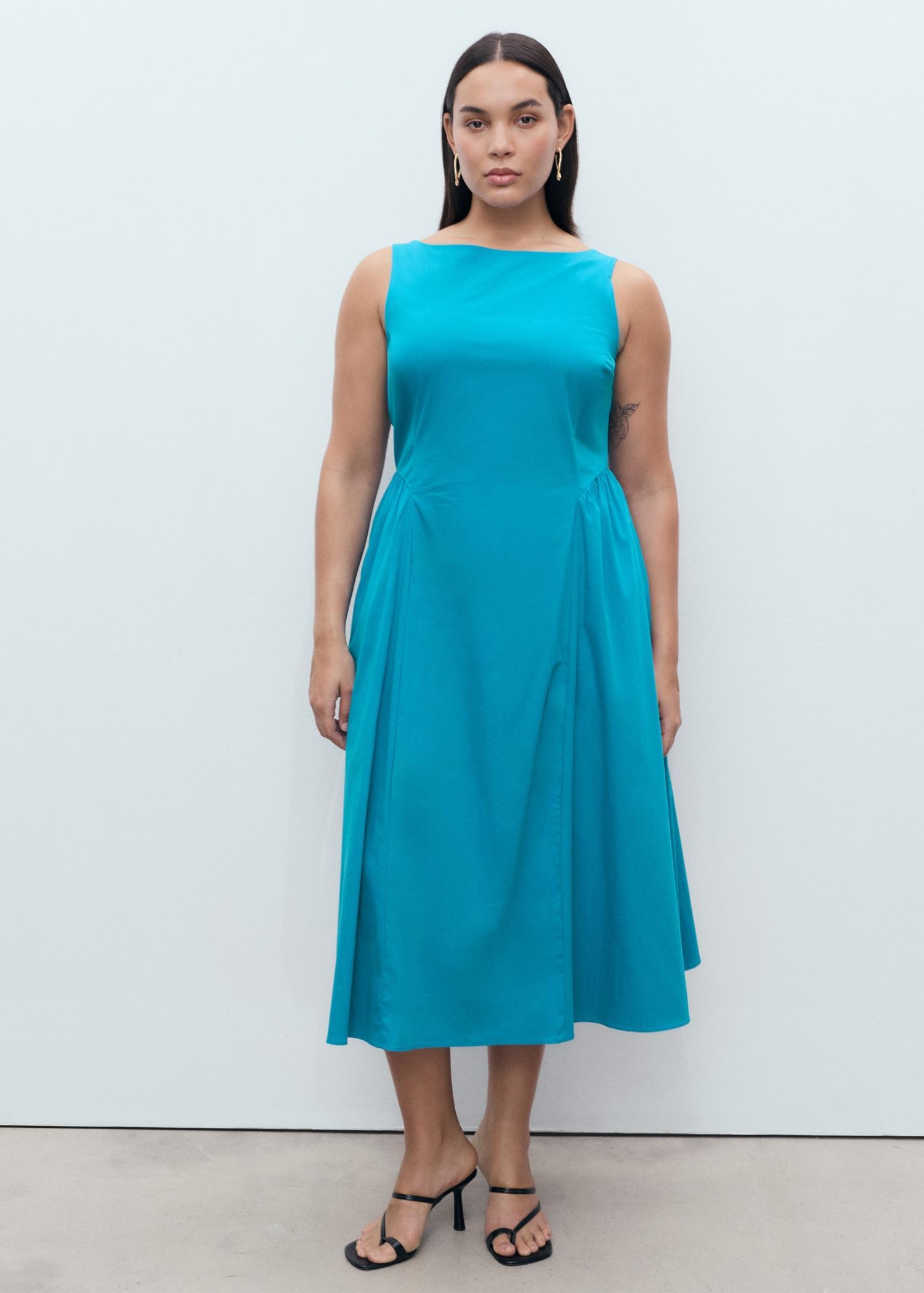 Flared midi-dress - Women | MANGO USA Product Image
