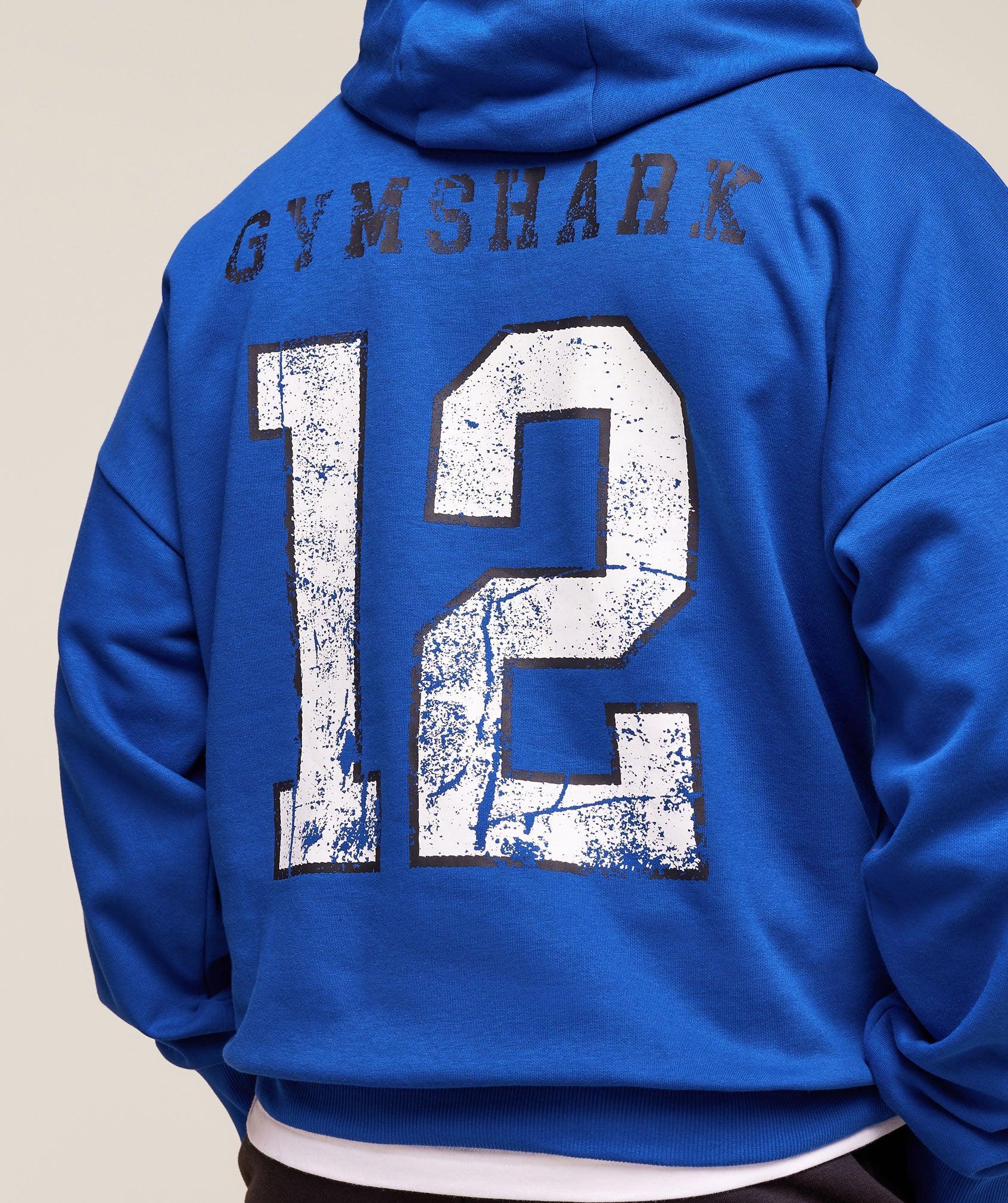 Gymshark Campus Hoodie - Athletic Blue Male Product Image