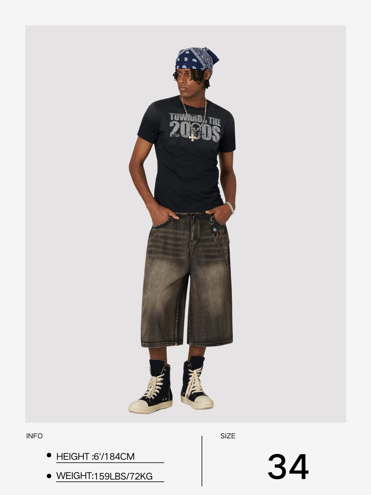 Aelfric Eden Vintage Washed Longline Jorts Product Image