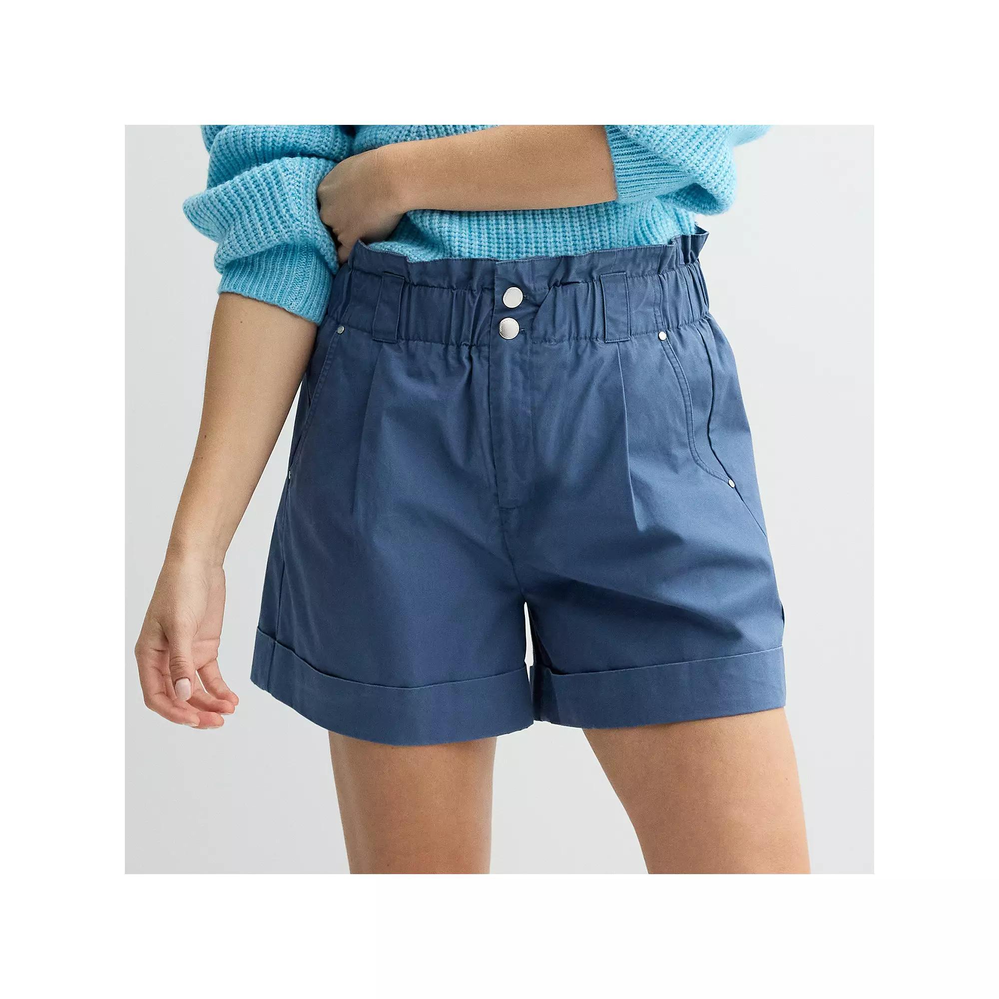 Womens Sonoma Goods For Life Femme Fashion Shorts Blue Flare Product Image