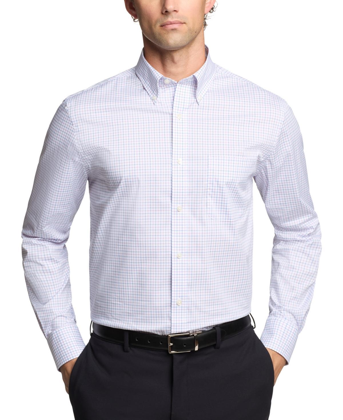 Tommy Hilfiger Mens Regular Fit Wrinkle Resistant Stretch Dress Shirt Product Image